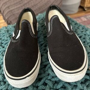 Black Slip on vans